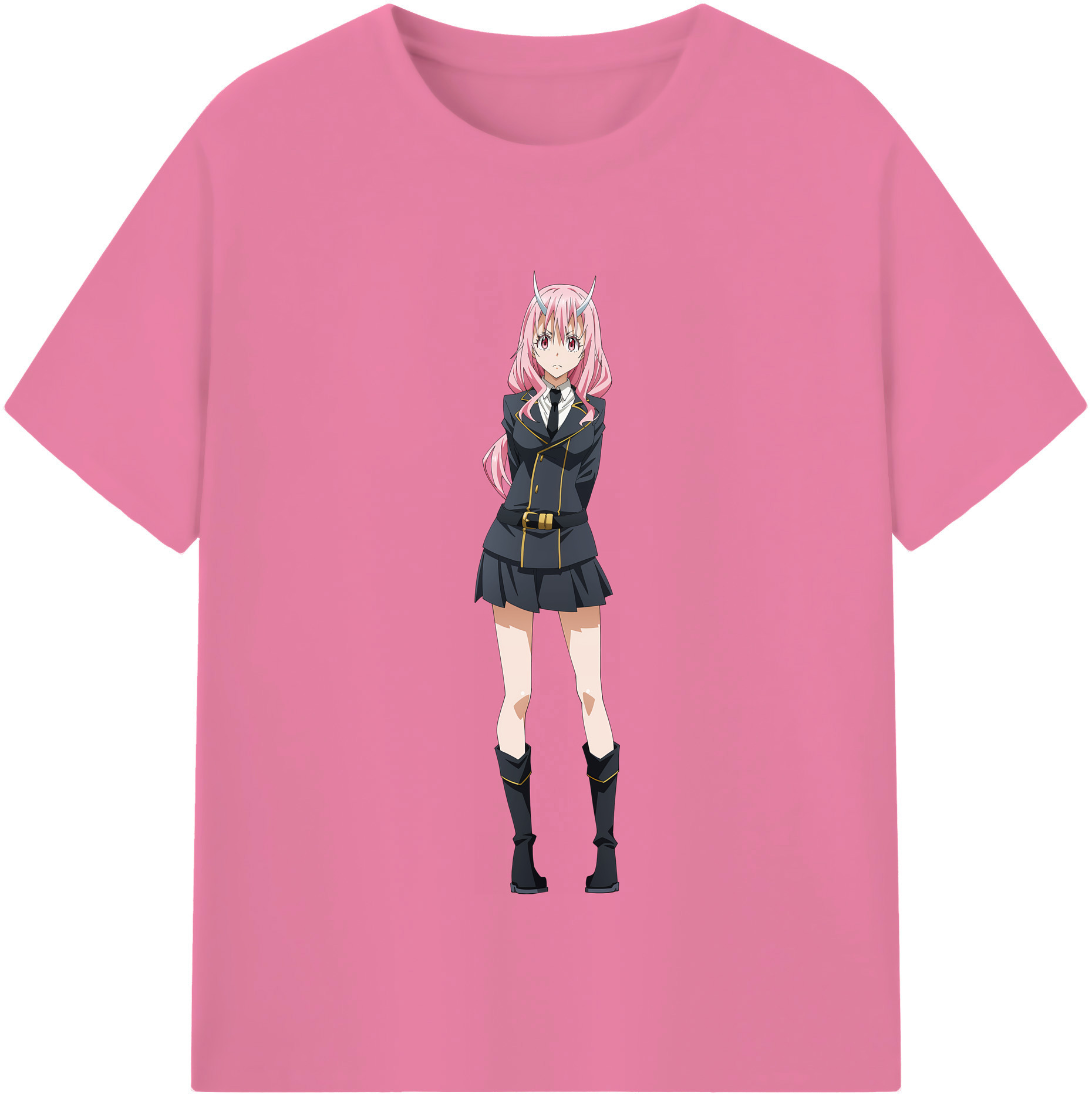 （画像用） 転スラ Regarding Reincarnated to Slime 綿100％半袖Tシャツ（フロントプリント）